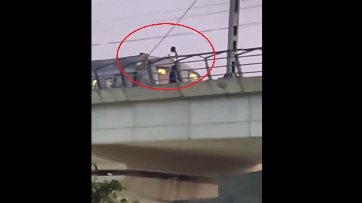 Delhi: Upset with parents after argument, woman threatens to jump off elevated metro track, rescued