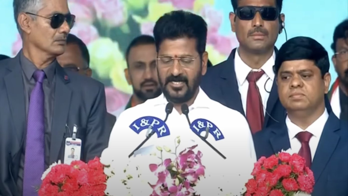 Revanth Reddy Sworn In As Telangana Chief Minister, Bhatti Vikramarka ...