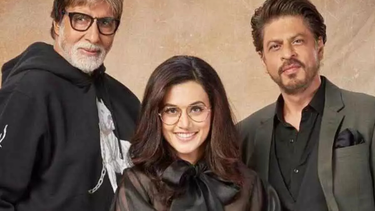 Social media users hail Taapsee Pannu for holding her ground in front of legends like Amitabh Bachchan, SRK