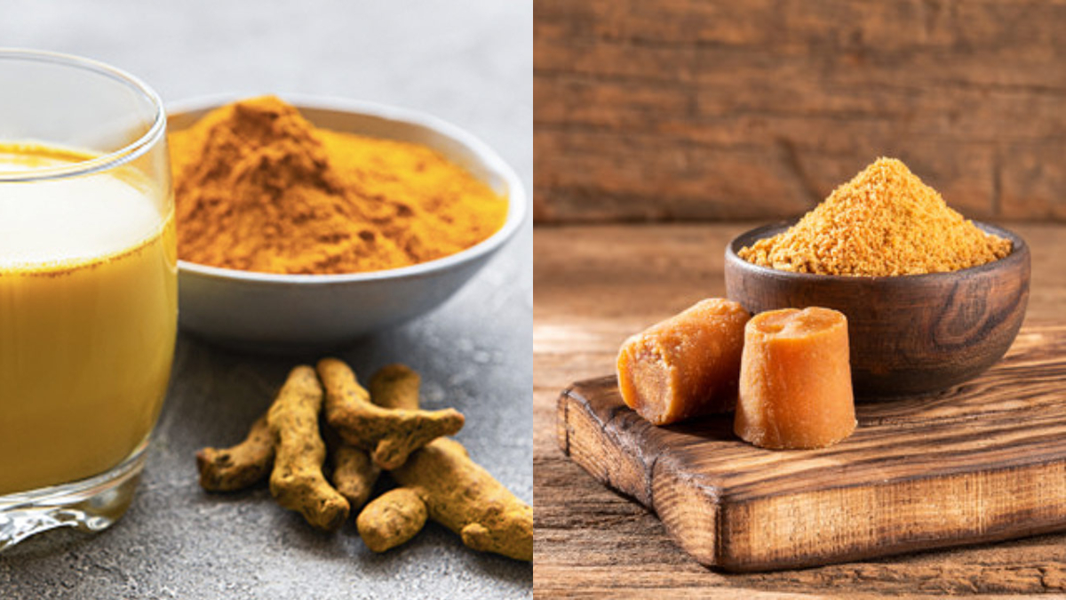 5 benefits of eating jaggery and raw turmeric in the morning India TV