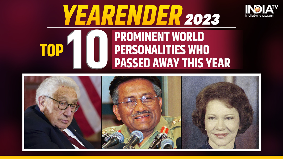 Yearender 2023: Top 10 prominent world personalities who passed away this year