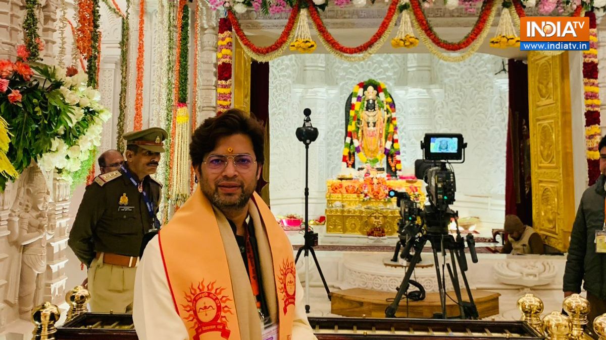 EXCLUSIVE: Renowned designer Manish Tripathi shares insights on Lord Ram's attire for Pran Pratishtha ceremony