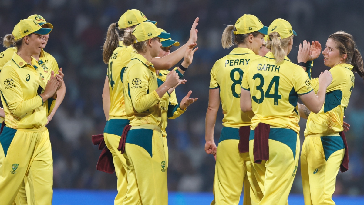 Georgia Wareham, Ellyse Perry guide all-round Australia to series-levelling win against India in 2nd T20I