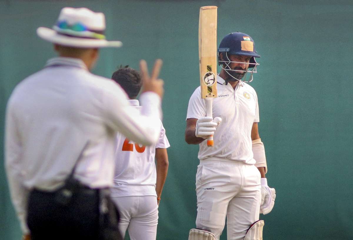 Cheteshwar Pujara's Double-Century Extends His Domination in First-Class Cricket