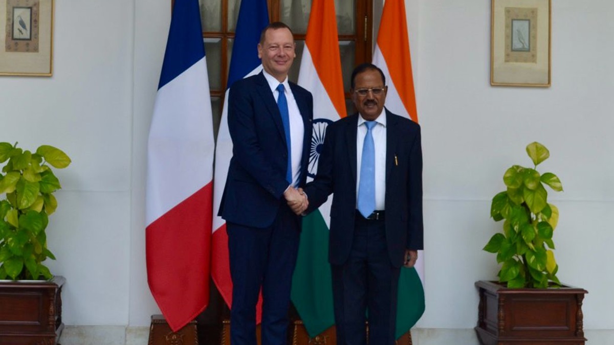 Ajit Doval, French top official hold talks in Delhi ahead of President Emmanuel Macron's India visit