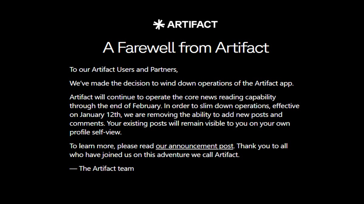 Why Instagram co-founders closing down AI news app Artifact? DETAILS