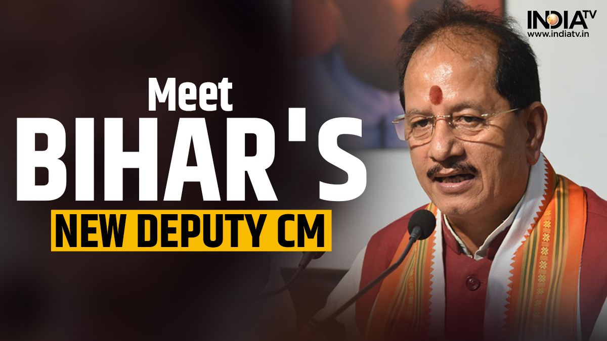Vijay Kumar Sinha becomes Bihar's new Deputy CM: A journey from ...