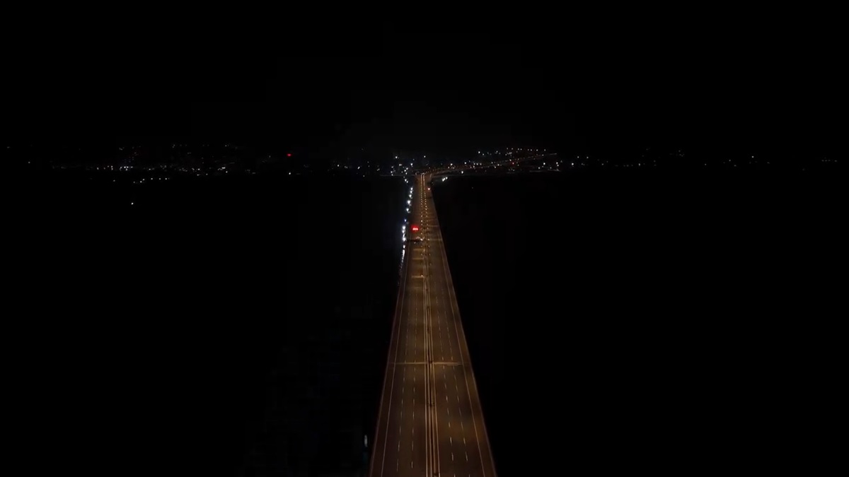 Anand Mahindra shares mesmerising video of MTHL bridge, calls it 'golden ribbon’