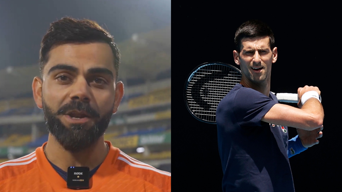 Virat Kohli reveals sweet anecdote of how he got in touch with Novak Djokovic | WATCH