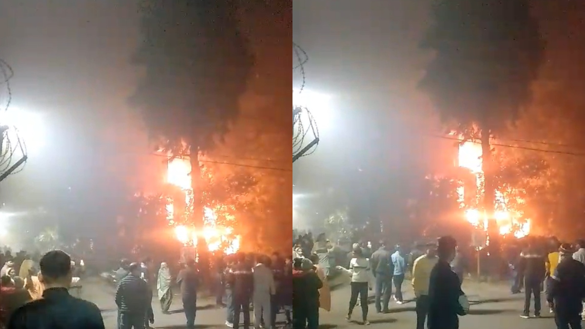 Fire breaks out in apartment building in Noida's Sector 11