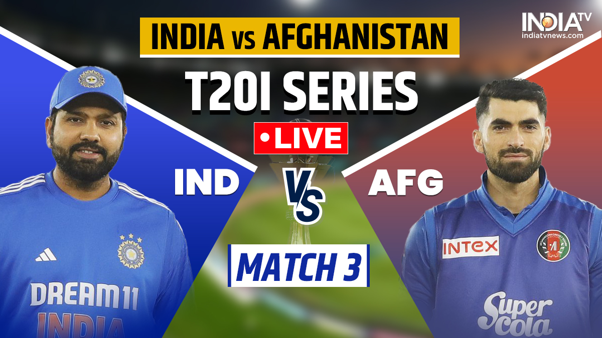 IND v AFG 3rd T20I Live: India look to register historic whitewash in 3rd T20I with series already in bag