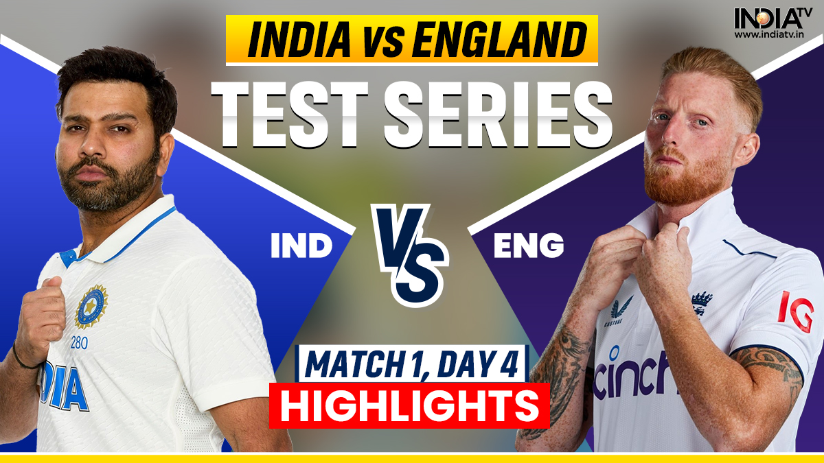 IND vs ENG live score updates 1st Test Day 4 India vs England