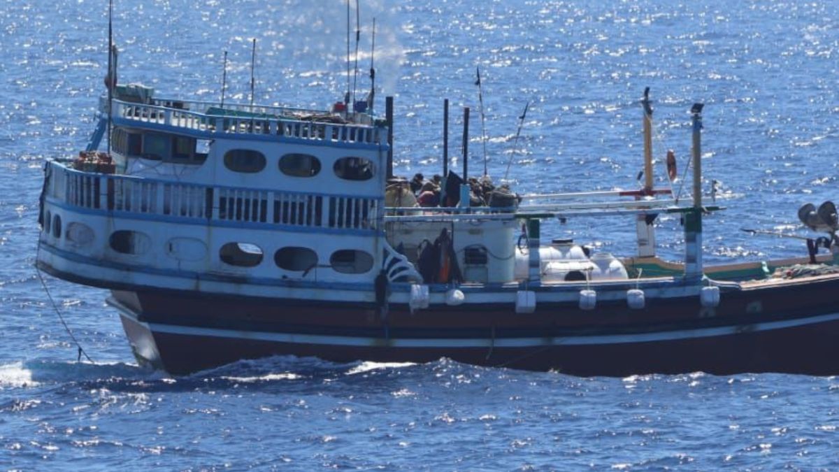 Indian Navy warship rescues Iranian vessel hijacked by Somali pirates with fishermen, 17 crews: Official