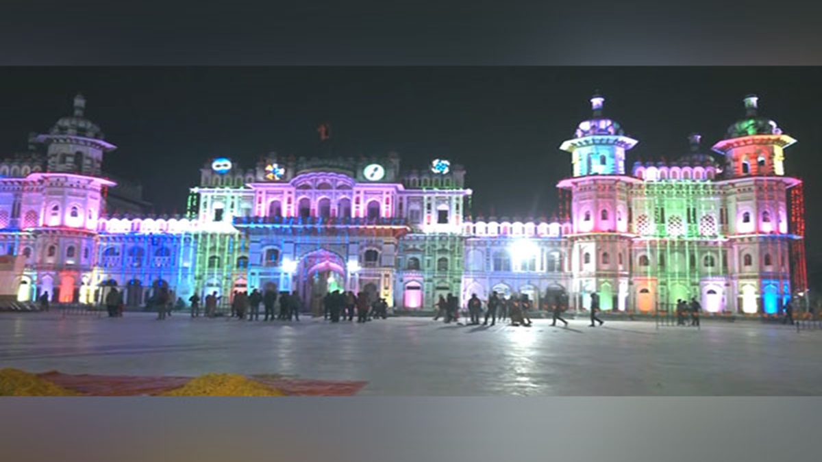 Nepal: Janaki Temple glows in celebration of Ram Lalla's 'Pran ...