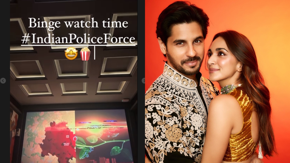 Kiara Advani gives a shoutout to husband Sidharth Malhotra, ‘binge watches’ episodes of Indian Police Force