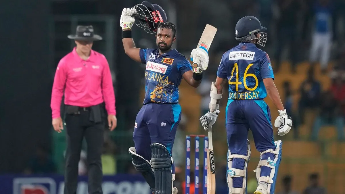Charith Asalanka vs Zimbabwe in first ODI in Colombo on January 6, 2024