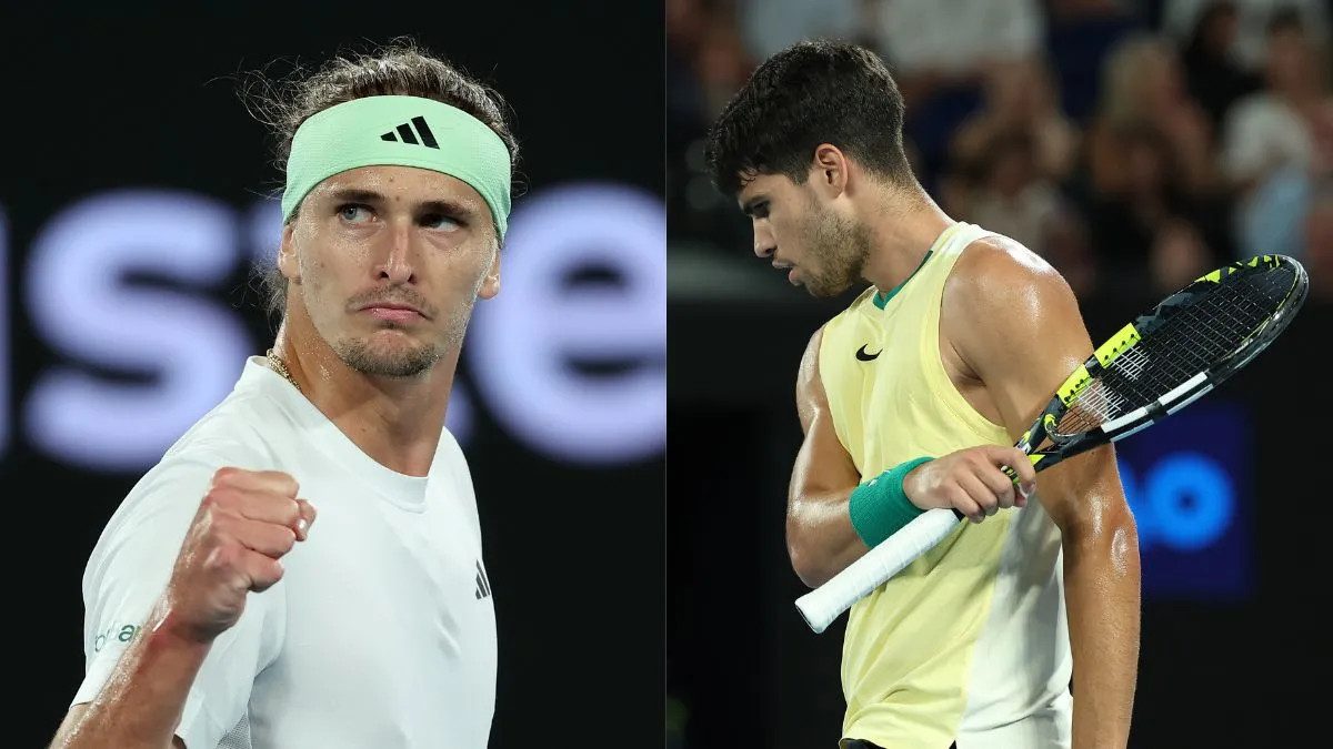 Alexander Zverev vs Carlos Alcaraz at Australian Open 2024