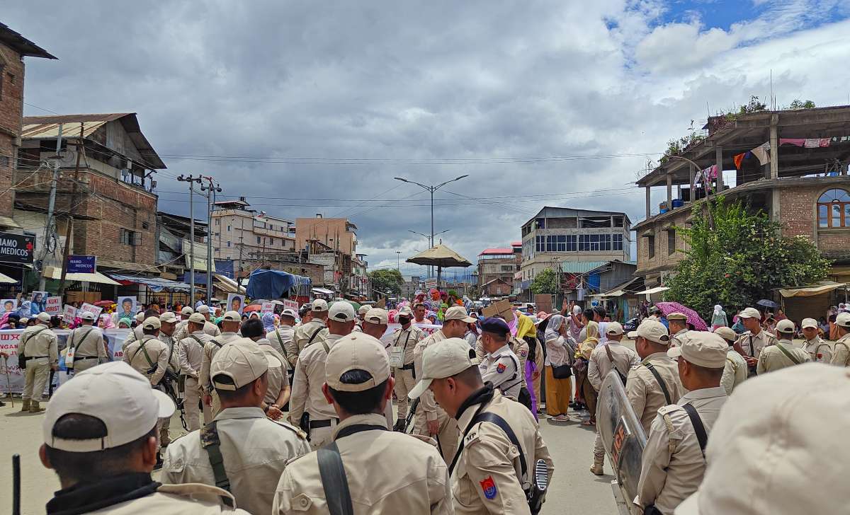 Manipur: One police personnel killed after militants target security vehicle in Moreh