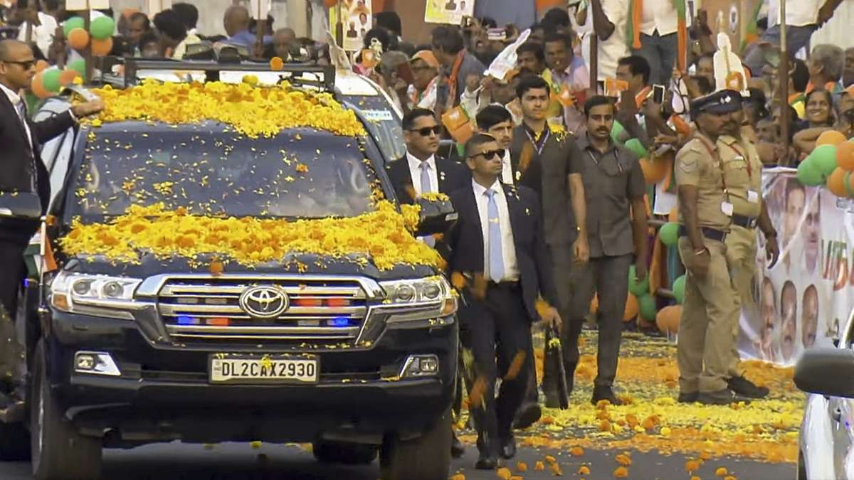 PM Modi holds road show in Chennai, inaugurates Khelo India Youth Games