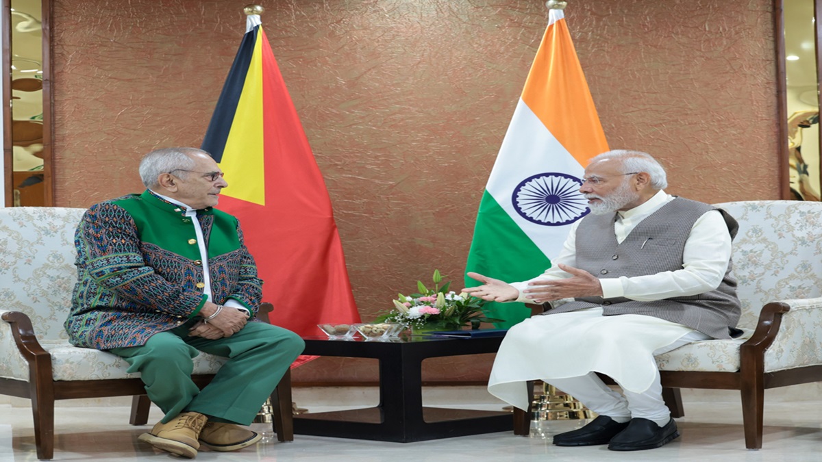 10th Vibrant Gujarat Global Summit: PM Modi holds bilateral meet with Timor-Leste President in Gandhinagar