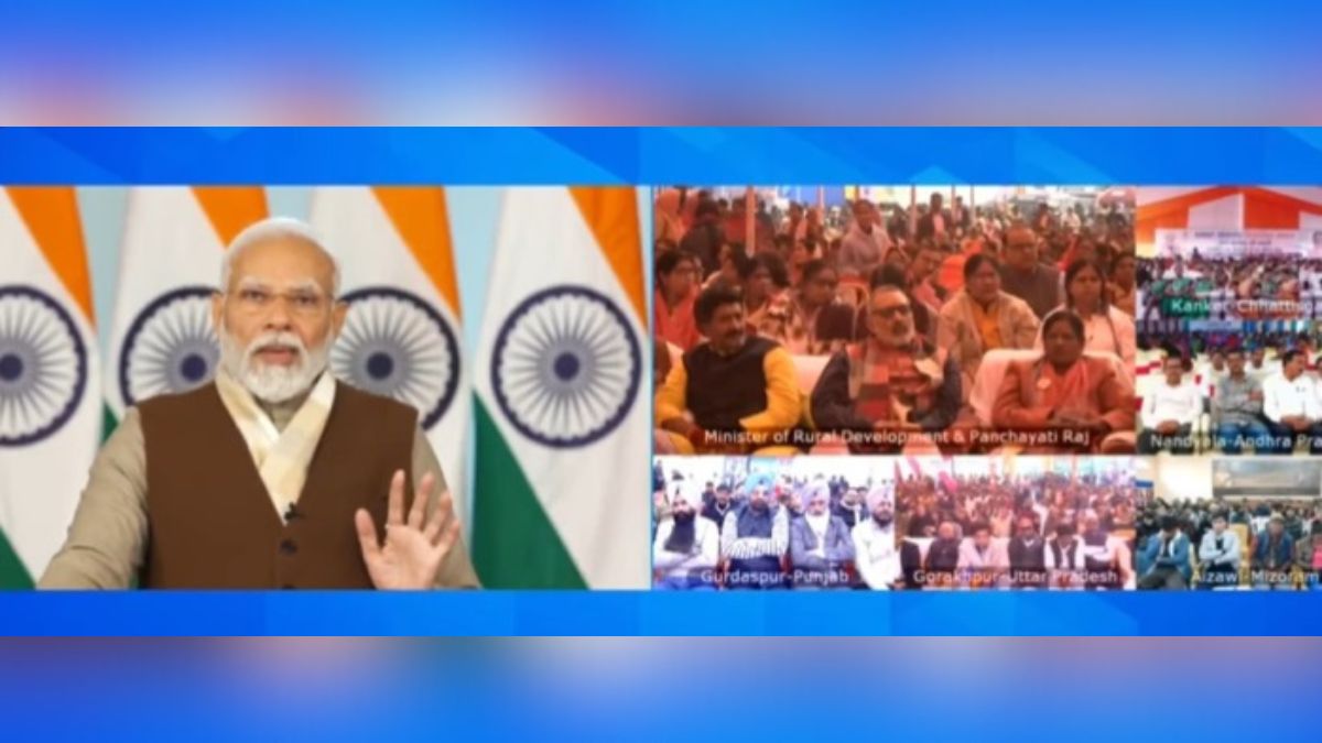 Pm Modi Interacts With Beneficiaries Of 'viksit Bharat Sankalp Yatra 