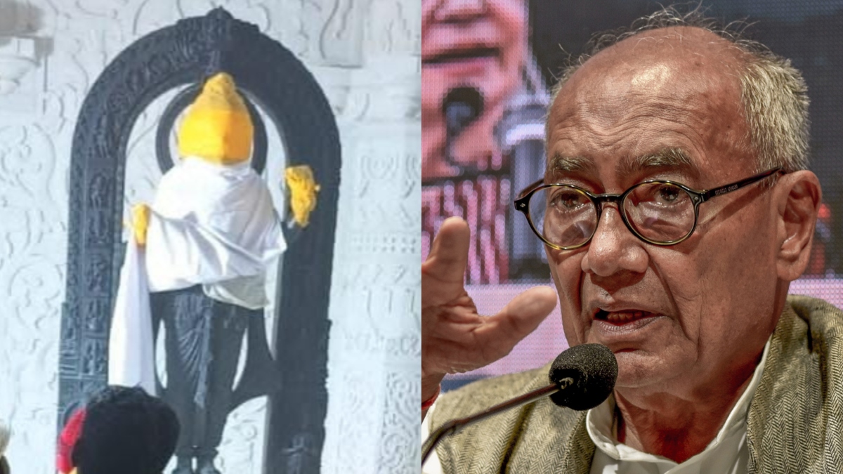 ‘Ram Lalla idol being consecrated does not look like a child’: Digvijaya Singh stokes row on Ayodhya Mandir