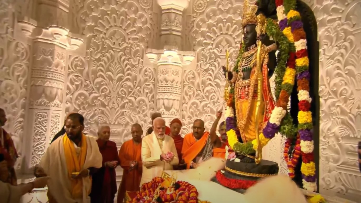 Ram Mandir Ram Lalla Returns To Ayodhya After Years As Pm Modi Participates In Pran