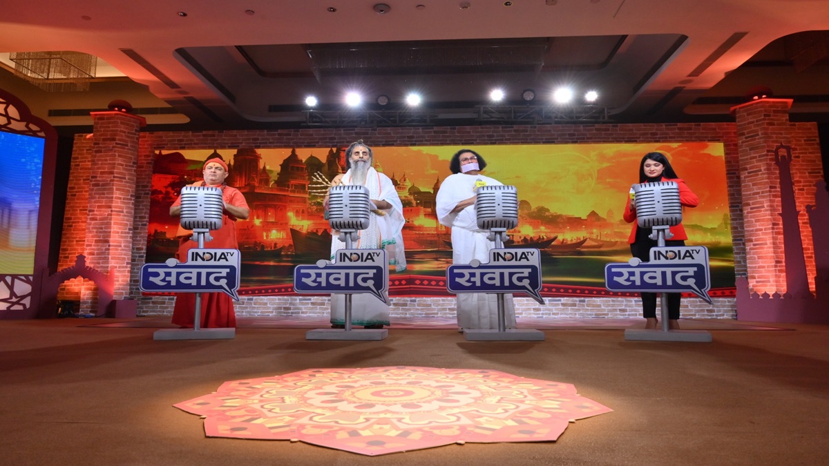 India TV Samvaad: Acharya Lokesh Muni, Swami Jitendranand Saraswati speak on Ram Temple event