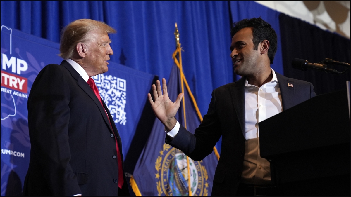 'He's gonna be working with us...' Trump's praises Vivek Ramaswamy as