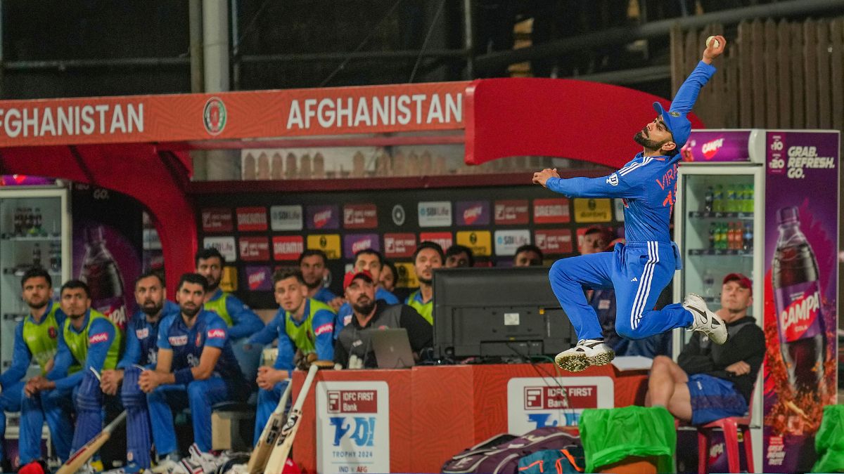 WATCH: Virat Kohli's acrobatic effort at boundary that saved a certain six in IND vs AFG clash in Bengaluru