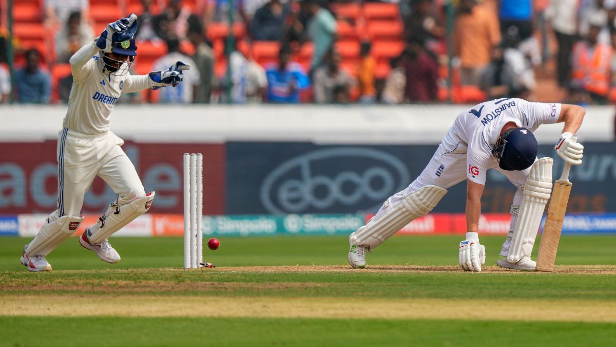 Axar Patel's fireball fizzes past Jonny Bairstow's wobbly defence | WATCH