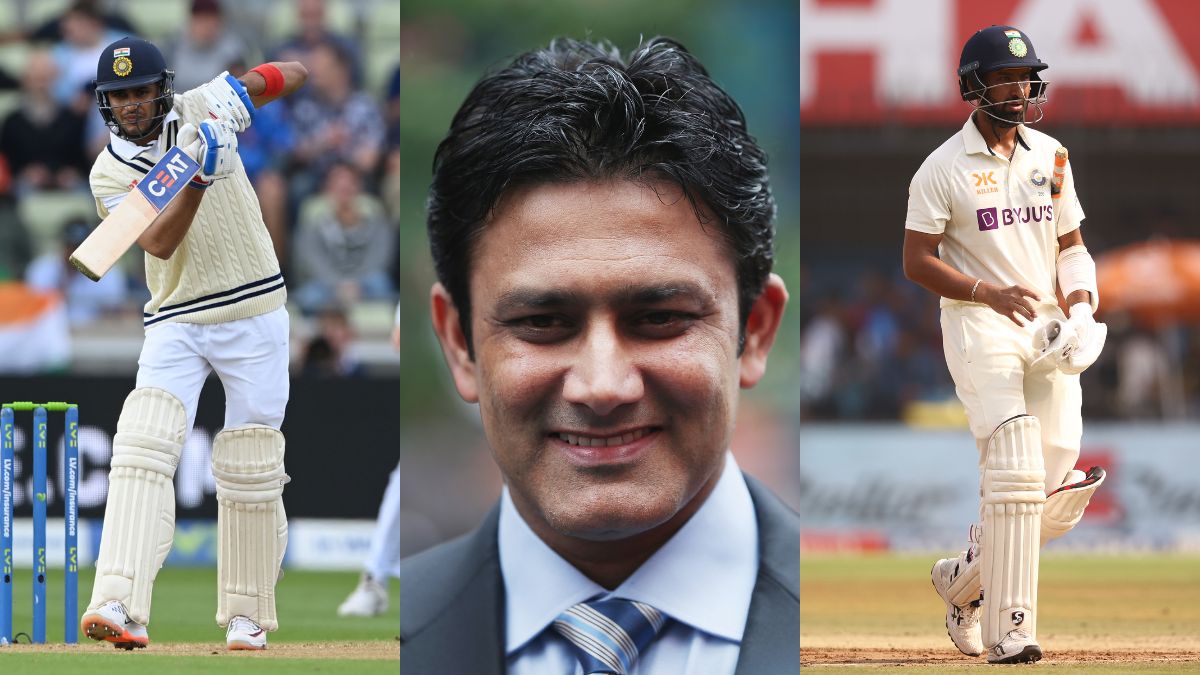 'He is getting the cushion...': Anil Kumble's massive statement on Shubman Gill linking to Cheteshwar Pujara