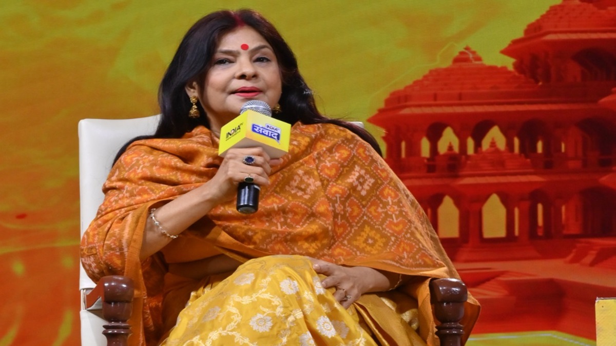 India TV Samvaad: Folk maestro Malini Awasthi captivates audience with musical brilliance