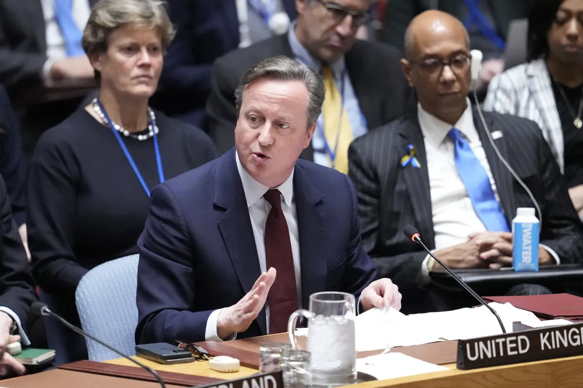 UK Foreign Secretary David Cameron