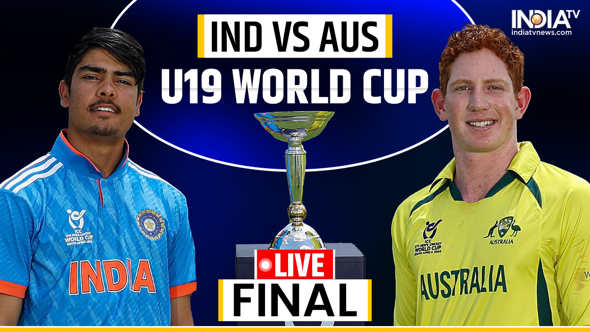 IND vs AUS Live U19 World Cup final: India bid for sixth title with Australia standing ahead