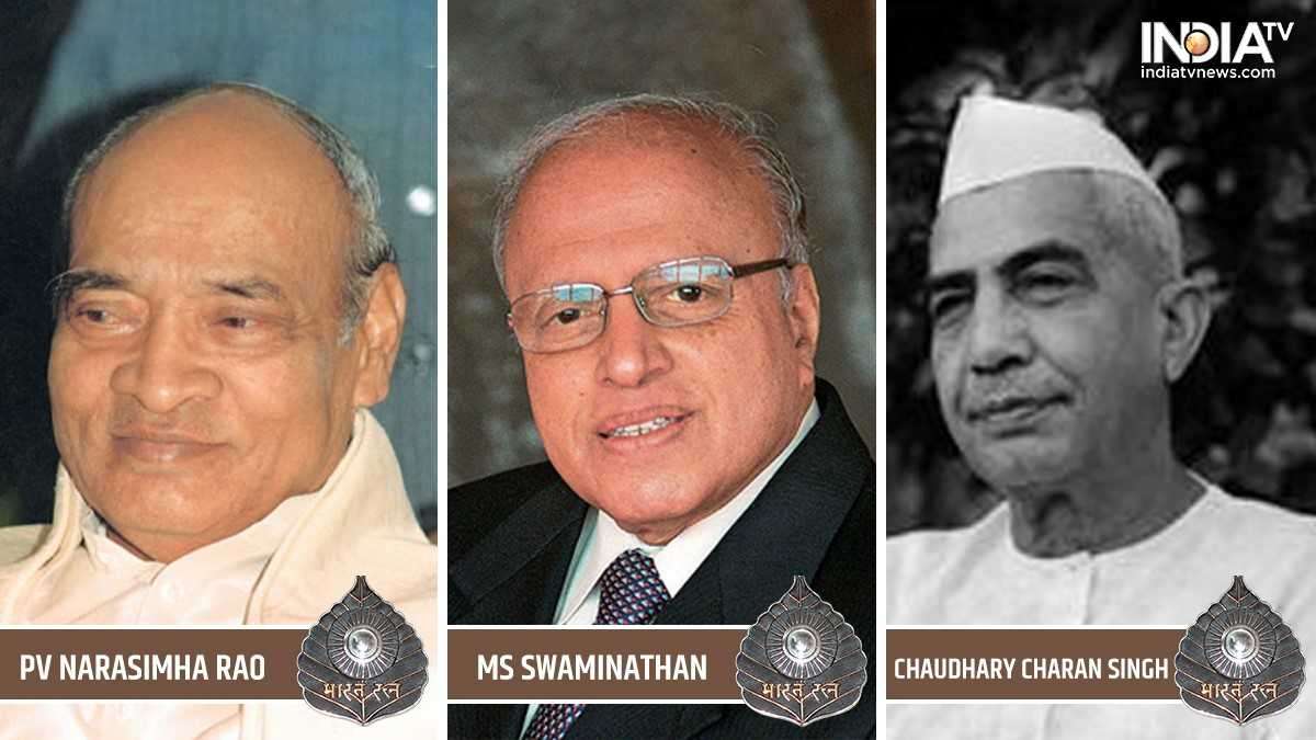 Narasimha Rao, Charan Singh, MS Swaminathan to receive Bharat Ratna: Here's the full list of awardees till now