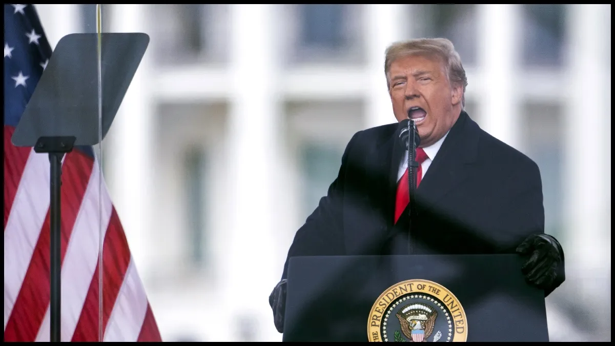 Former US President Donald Trump, the frontrunner for Republicans in the upcoming elections