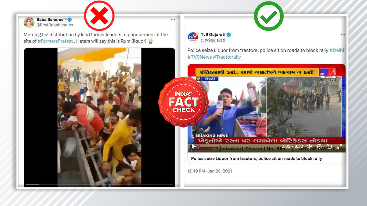 FACT CHECK: Old videos falsely linked to farmers' protest alcohol distribution | Here's the truth