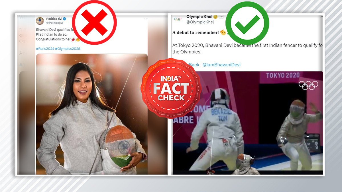 FACT CHECK: Misleading claims circulating about CA Bhavani Devi's Paris Olympics qualification