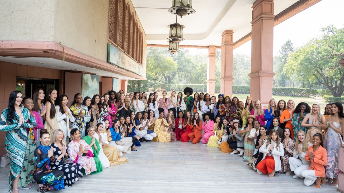 Miss Worlds 71st Edition 120 Contestants Reach New Delhi Ahead Of