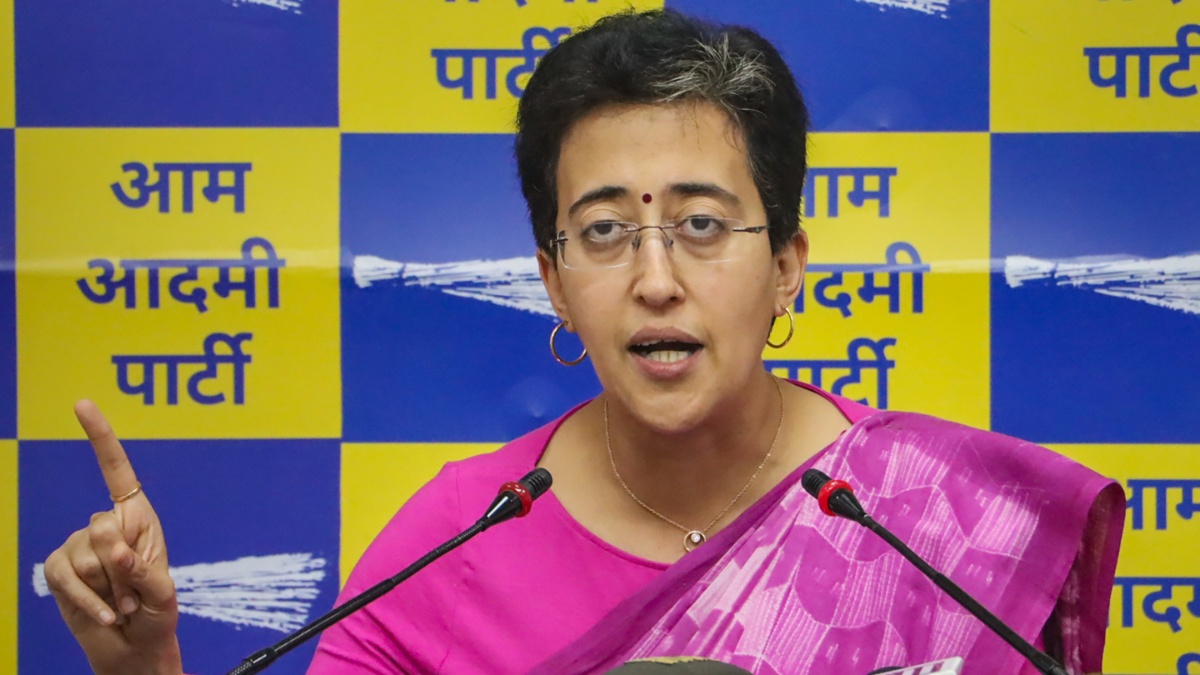 Delhi Police visits minister Atishi's home amidst 'poaching' claims, AAP leader reacts sharply