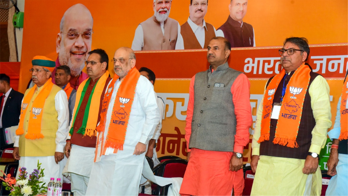 Amit Shah embarks on day-long visit to Rajasthan