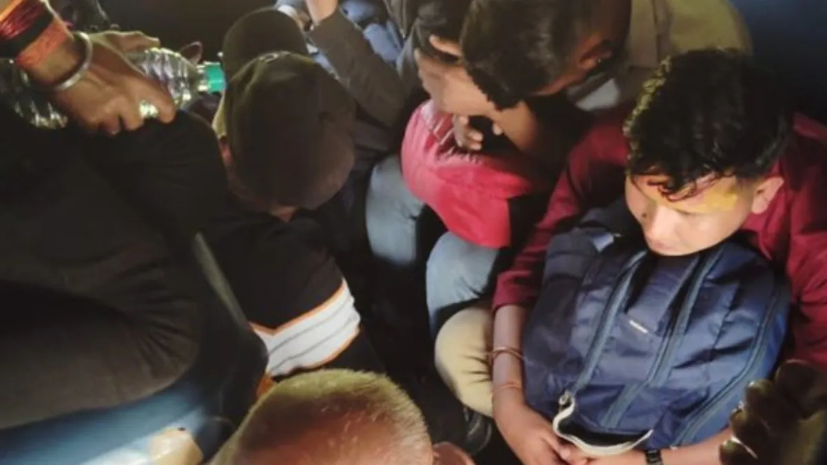 Woman's train seat is occupied; railways come to the rescue.