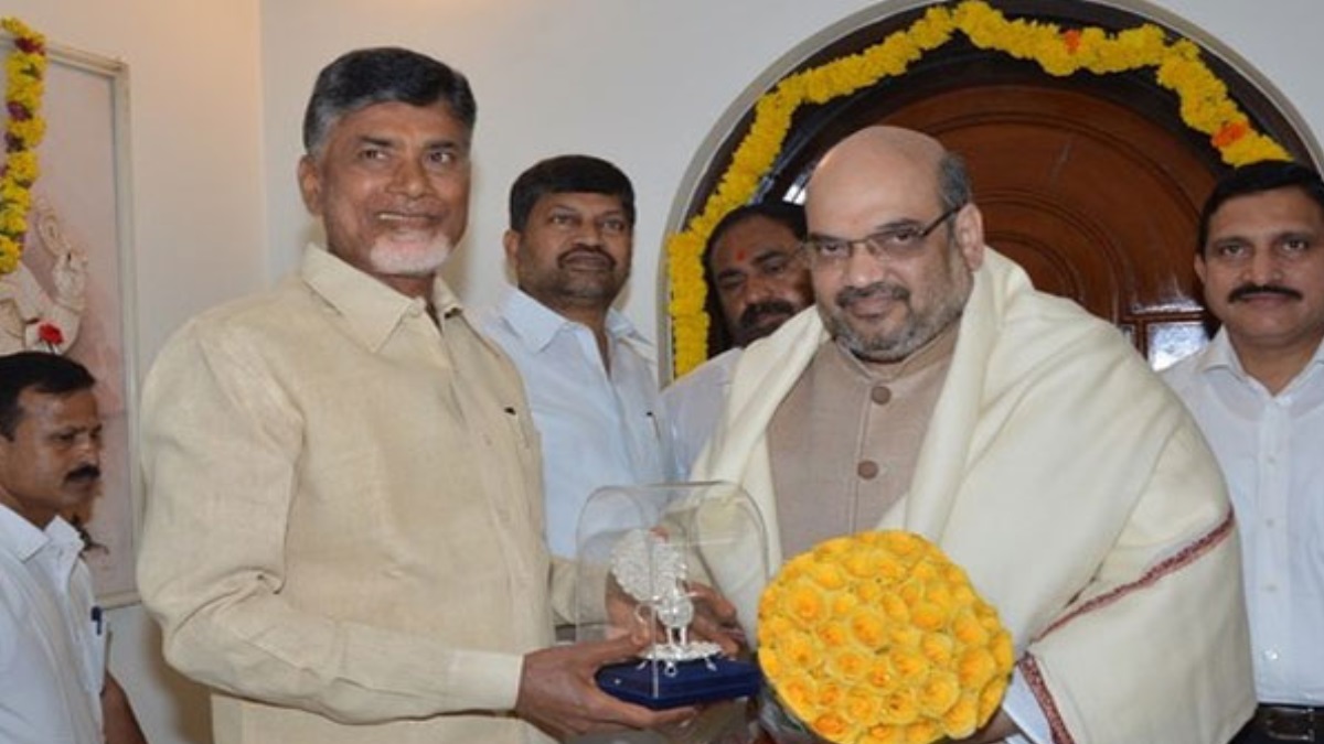 Chandrababu Naidu Meets Amit Shah, JP Nadda, TDP-BJP Alliance Likely ...