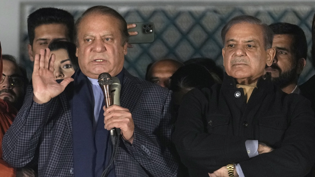 Nawaz Sharif officially nominates ‘best choice’ brother Shehbaz for PM – India TV