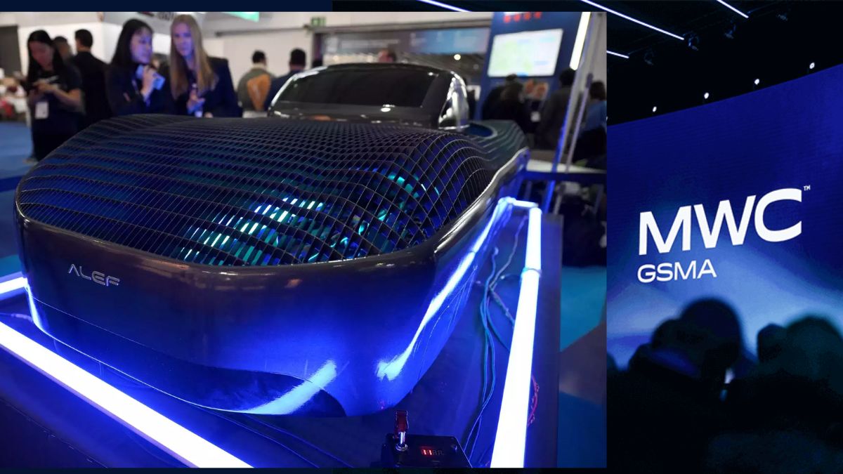 MWC 2024 Alef's futuristic flying car prototype displayed at Barcelona