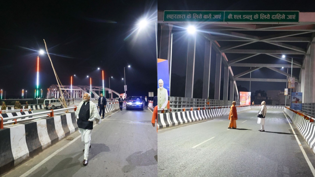 PM Modi arrives in Varanasi after packed day in Gujarat, inspects Shivpur-Phulwaria-Lahartara Marg