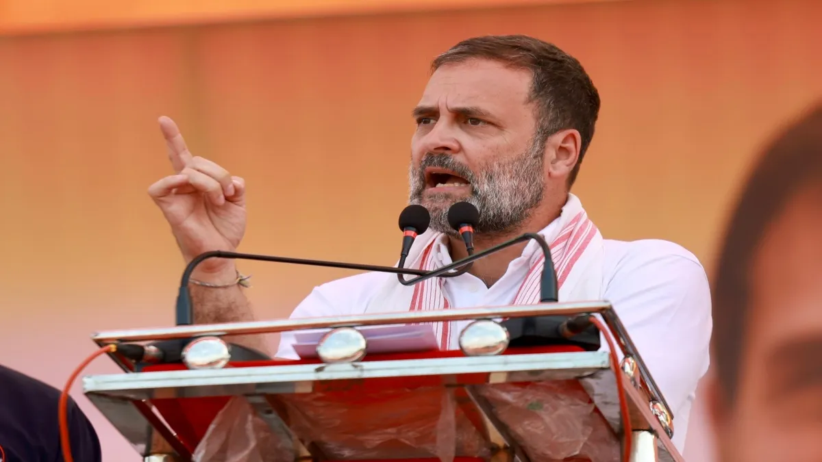 Congress leader Rahul Gandhi