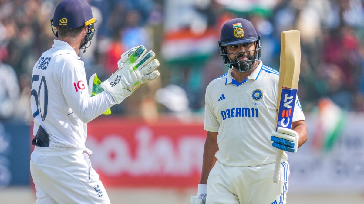 Rohit Sharma scores dogged century on day 1 of Rajkot Test, draws level with AB de Villiers