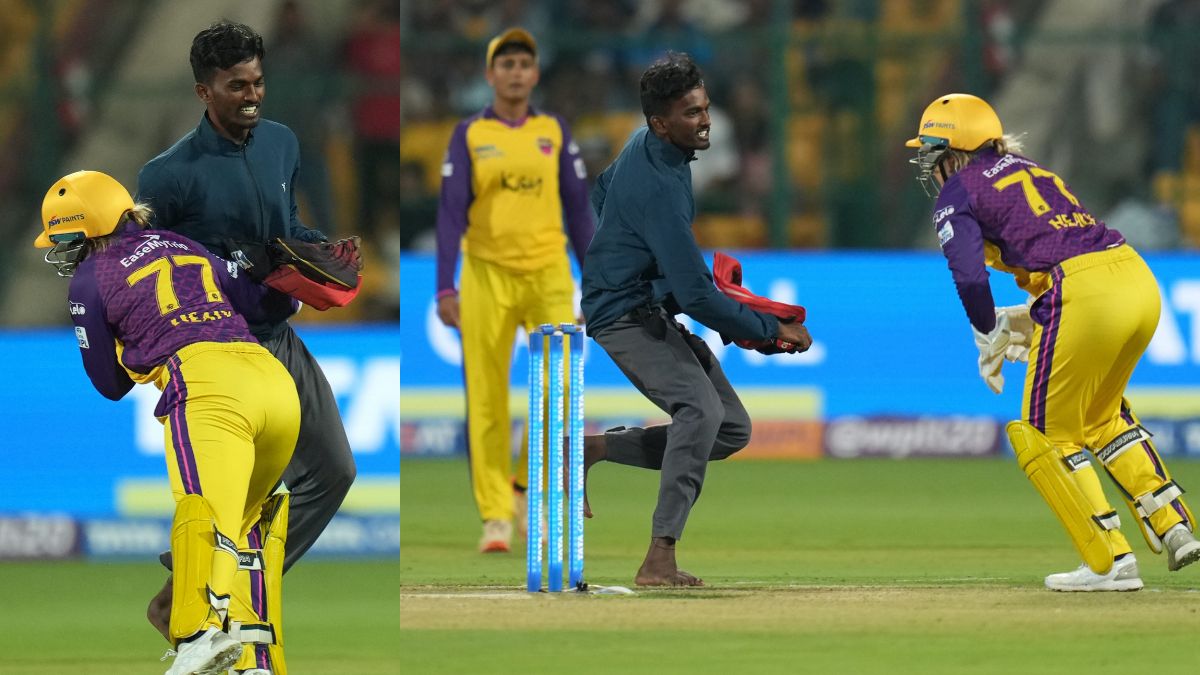 UP Warriorz captain Alyssa Healy tackles pitch invader during WPL 2024 match vs Mumbai Indians, pic goes viral – India TV